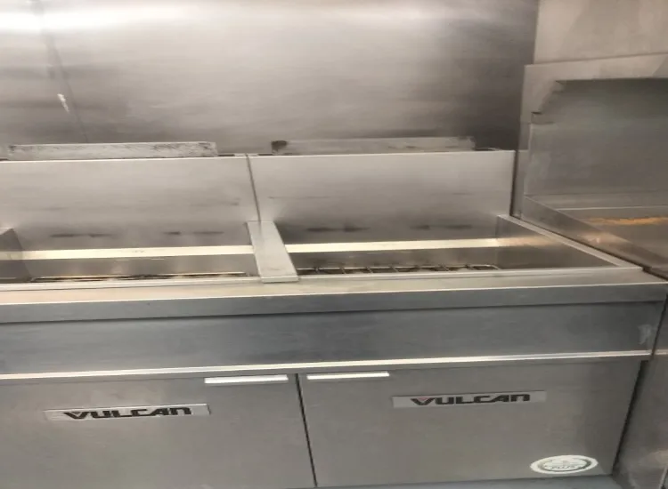 Cleaned Commercial Kitchen Fryer