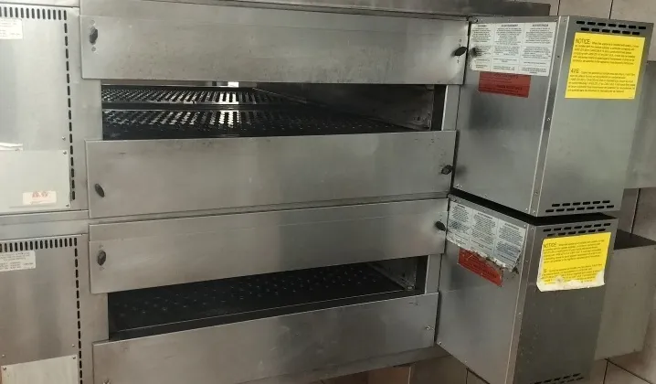 Cleaned and Reconditioned Pizza Oven